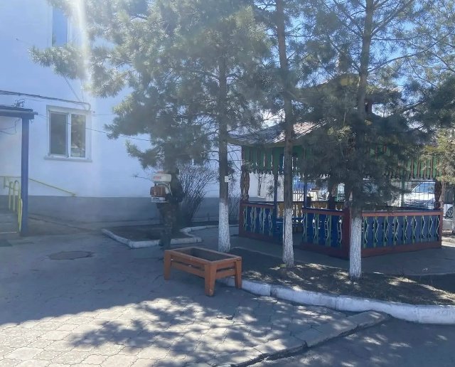 Плановая дезинфекция территории дома-интерната.